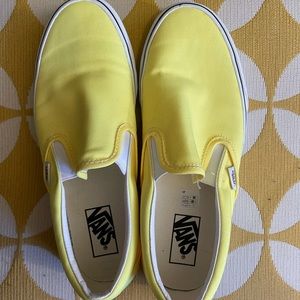 Yellow Slip On Vans